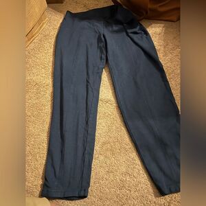 H by‎ halston pull on blue pants L